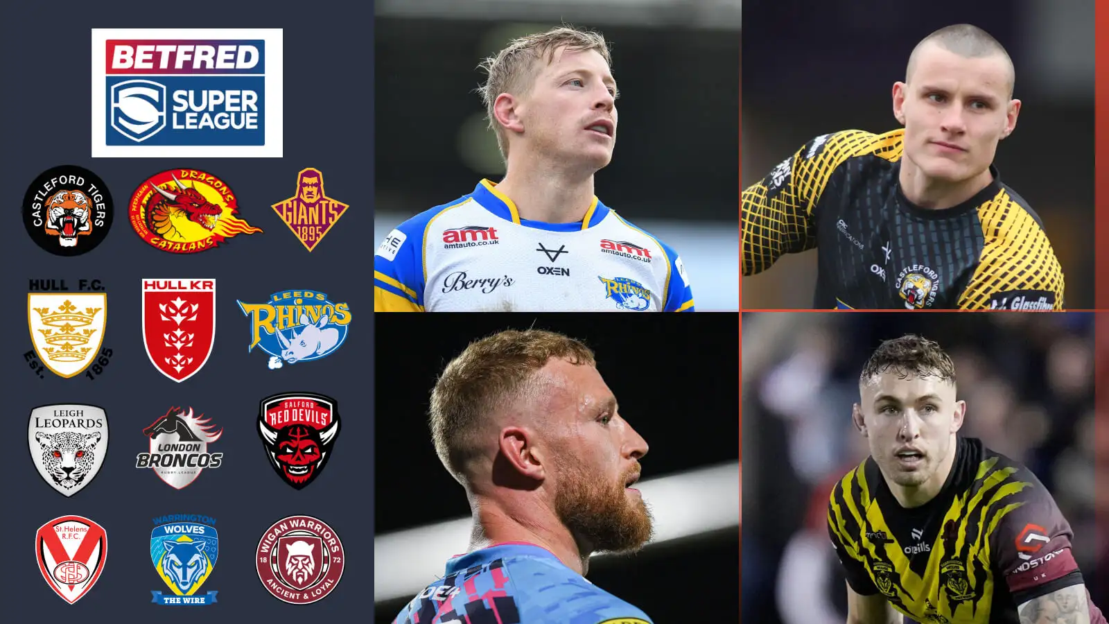 Ranked: The number of signings made by every Super League club ahead of the 2024 season
