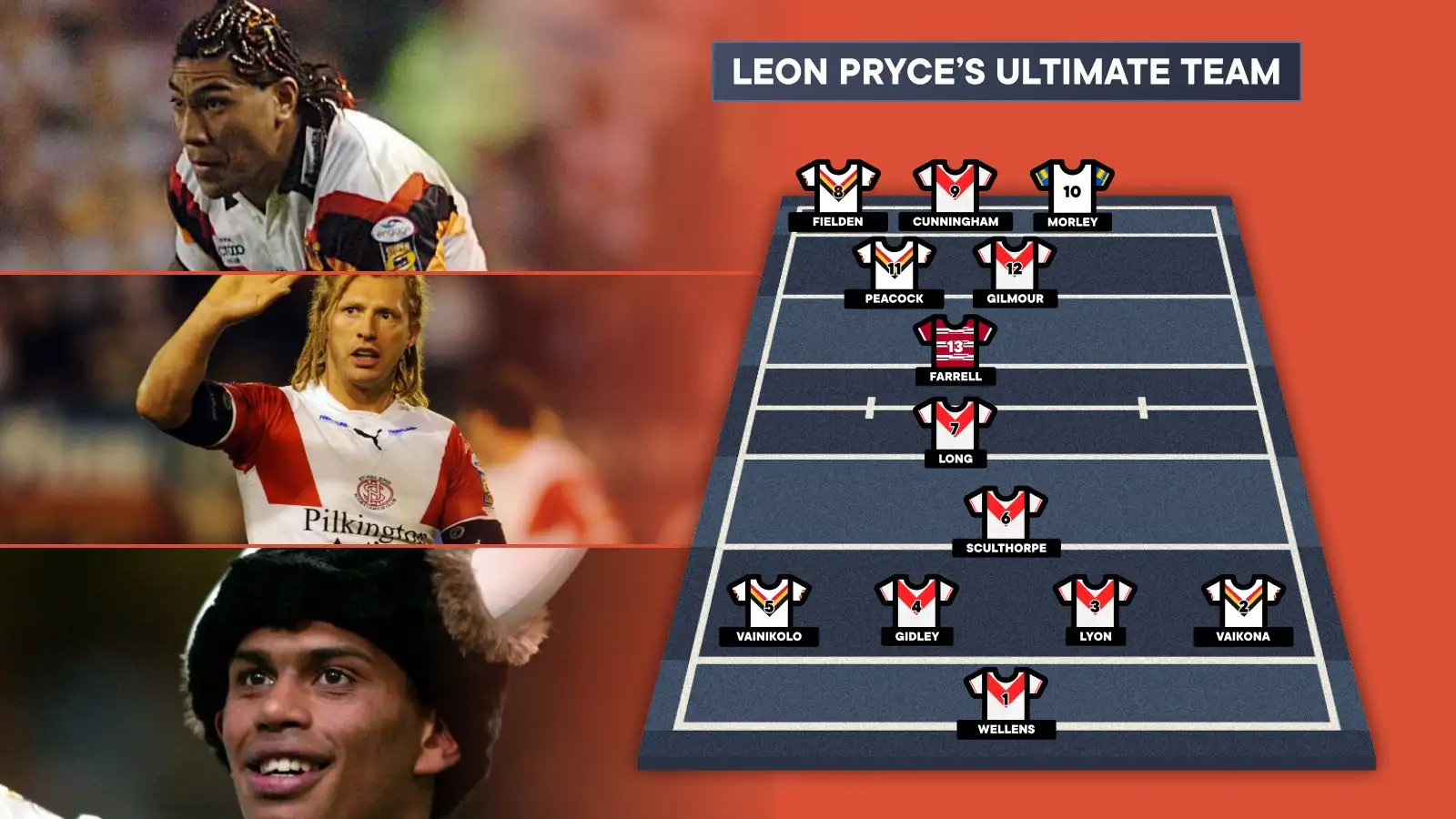 My Ultimate Team: Leon Pryce selects his best 1-13 including St Helens, Great Britain legends