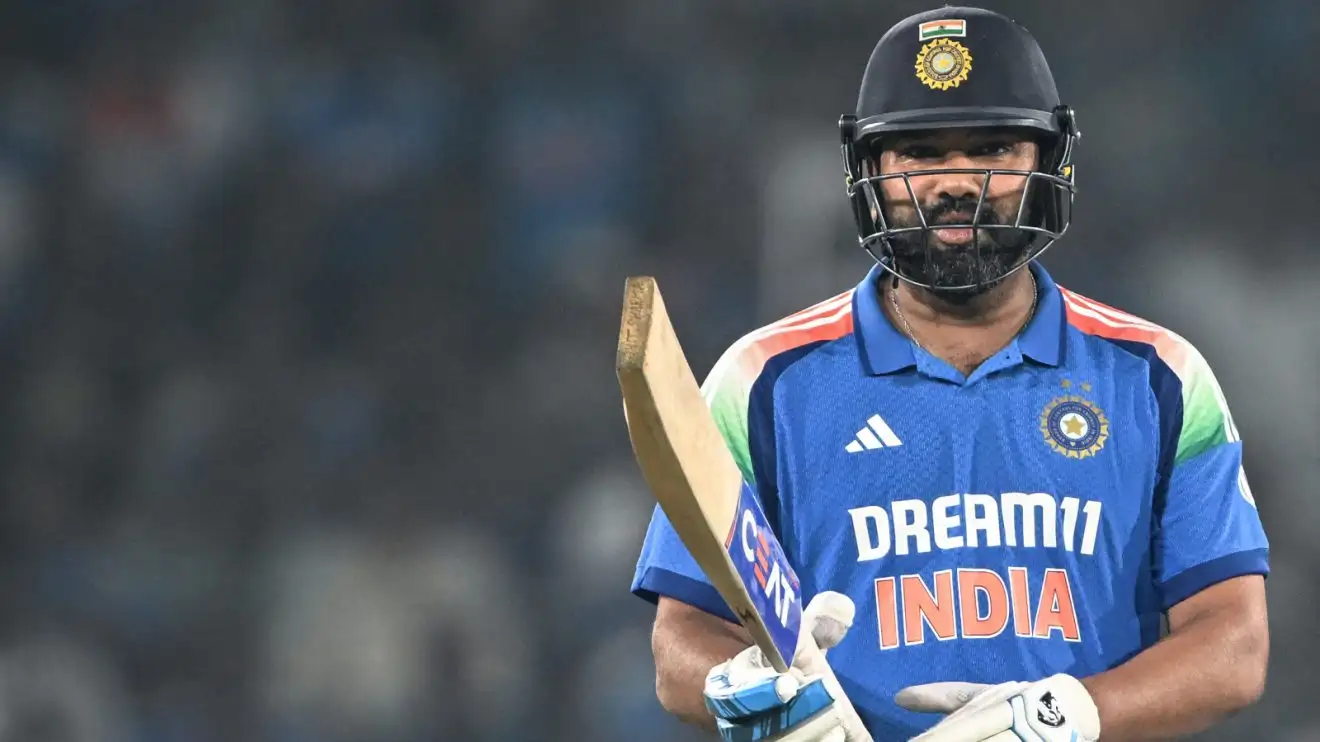 Rohit Sharma bats for India