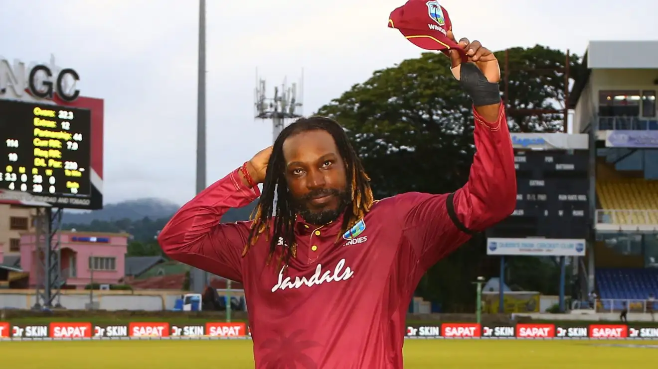 Chris Gayle plays ODI cricket