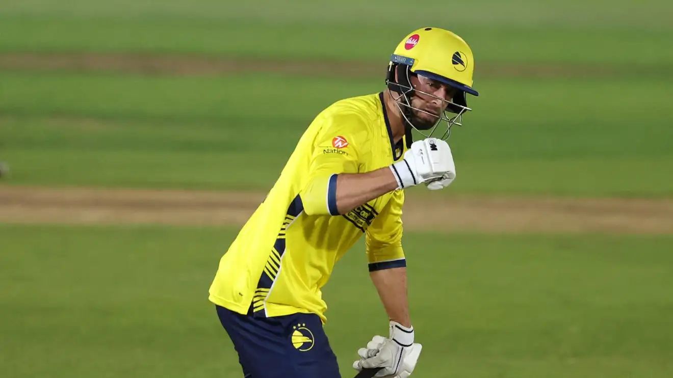 James Vince bats