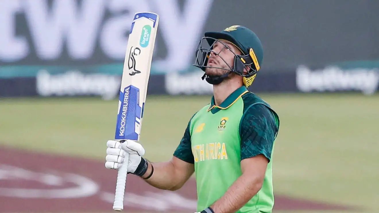 Janneman Malan bats in ODI cricket
