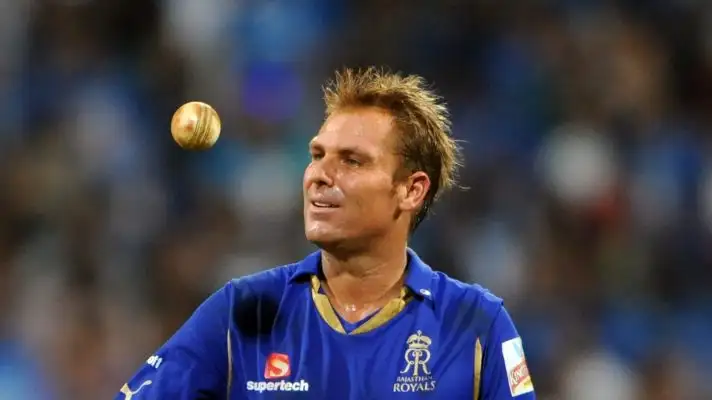 Shane Warne plays in the IPL