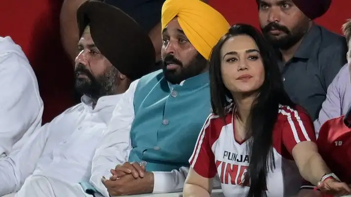 Preity Zinta at the IPL