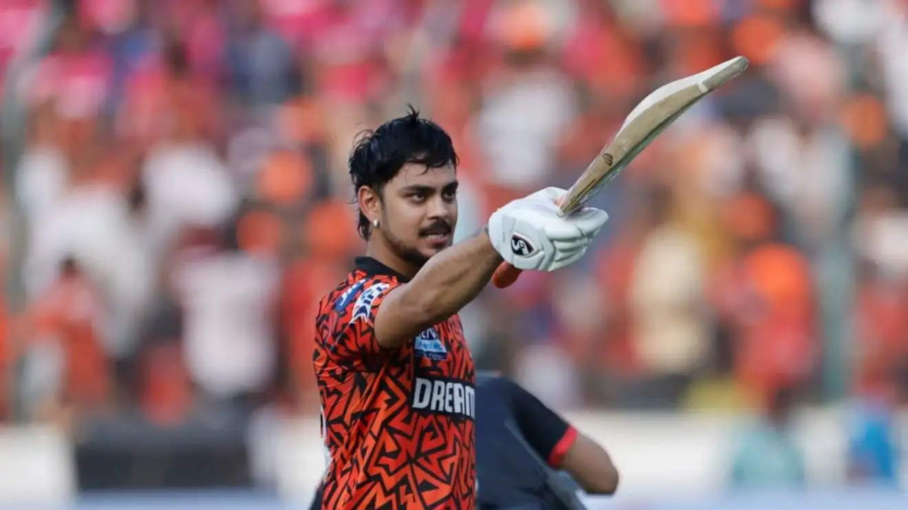 Ishan Kishan bats