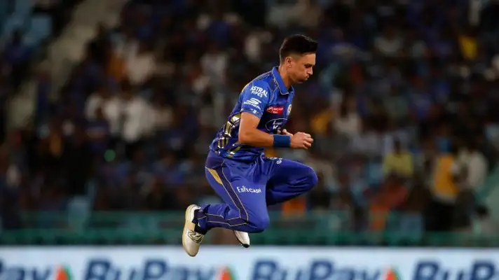 Trent Boult jumps