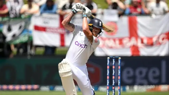 Ben Stokes bats