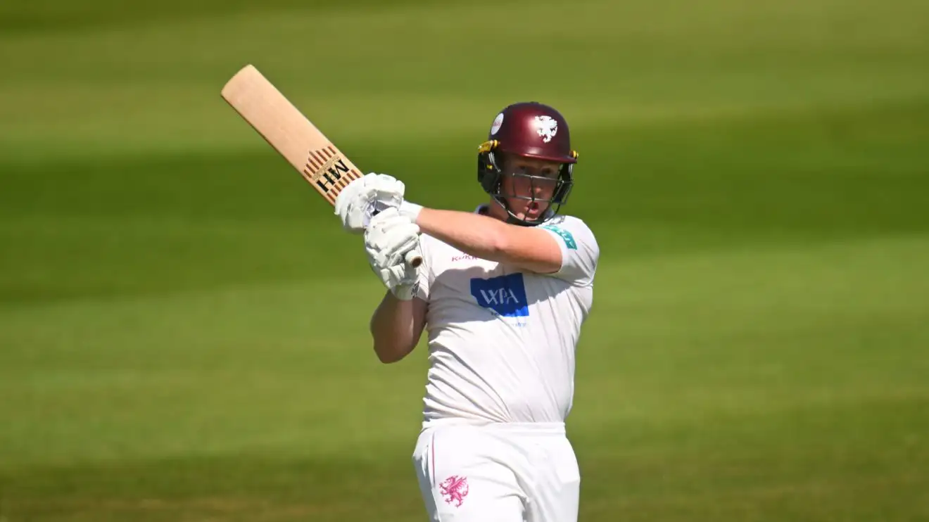 James Rew bats
