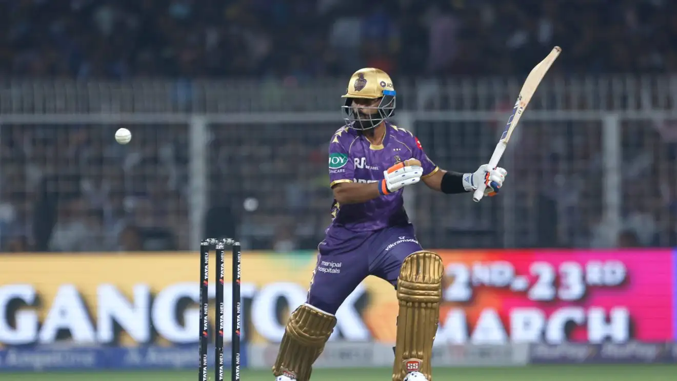 Ajinkya Rahane bats in IPL