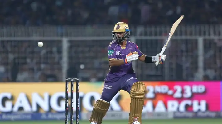 Ajinkya Rahane bats in IPL