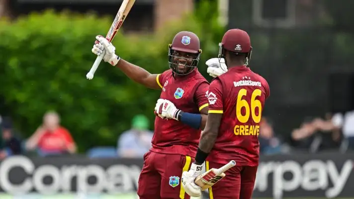 Matthew Forde celebrates