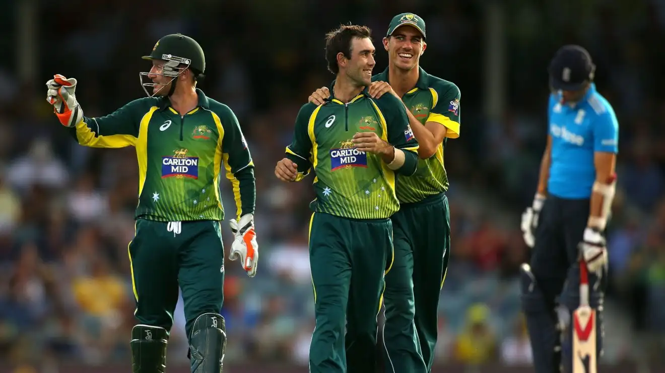 Glenn Maxwell celebrates