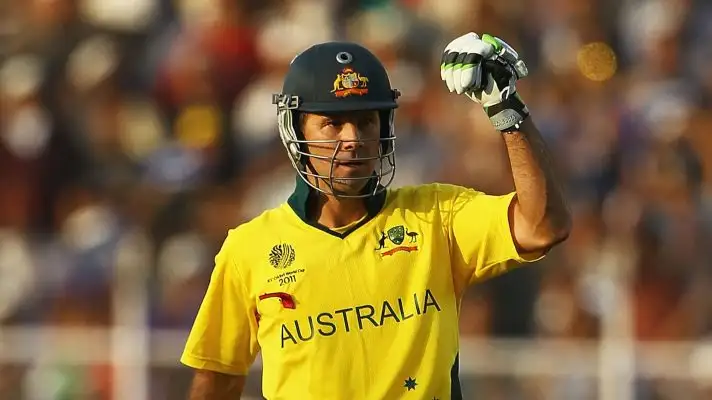 Ricky Ponting celebrates