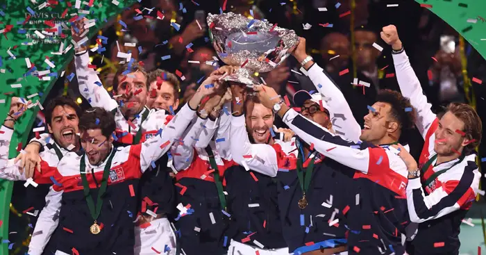 Davis Cup France celebrations