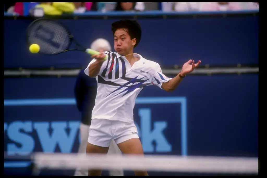 Michael Chang forehand