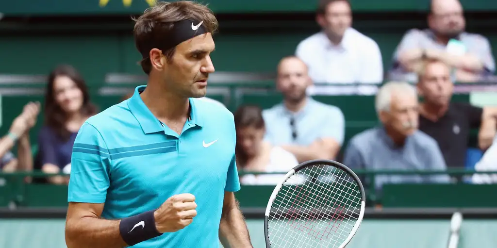 Roger Federer at Gerry Weber Open