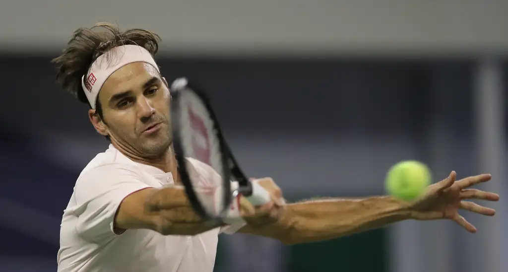 Roger Federer forehand