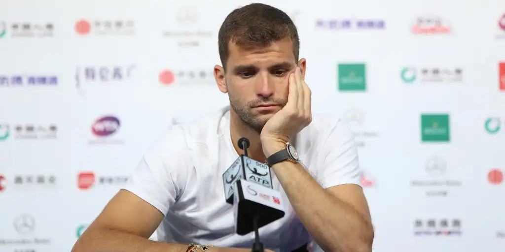 Luckless Grigor Dimitrov adds Acapulco to list of withdrawals due to injury