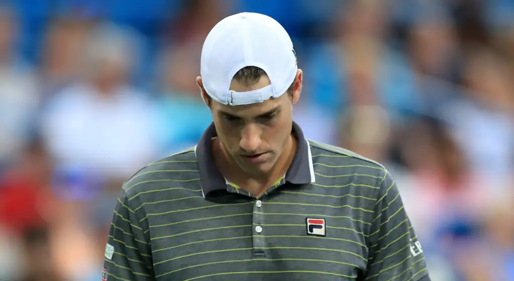 John Isner downbeat