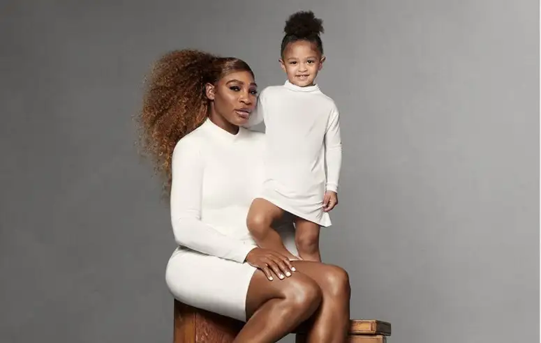 Serena Williams and her 'mini-me' Olympia wear matching catsuits in debut joint fashion campaign - Tennis365