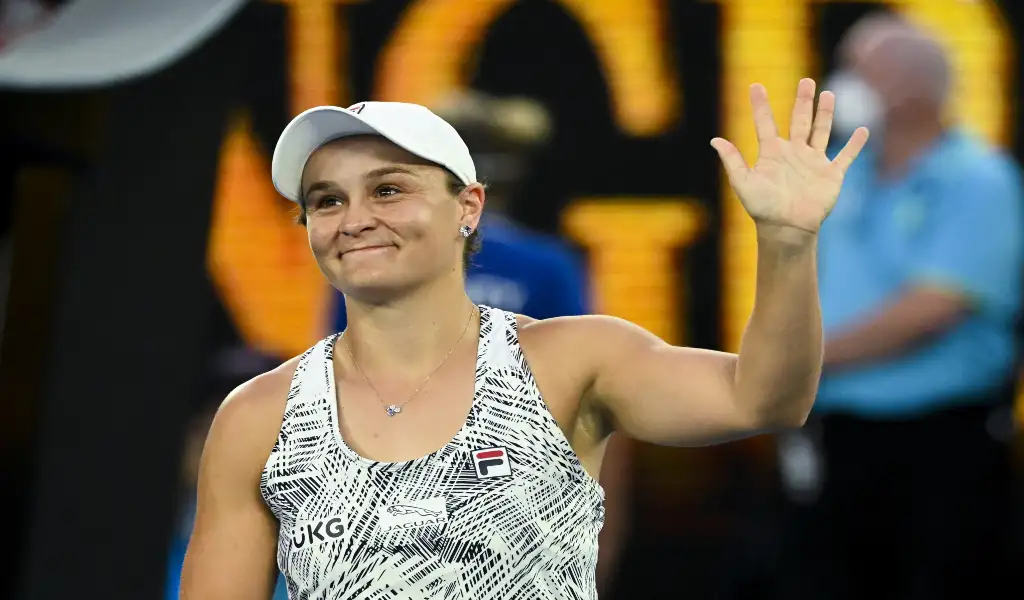 Ashleigh Barty into the quarter-finals at the 2022 Aus Open