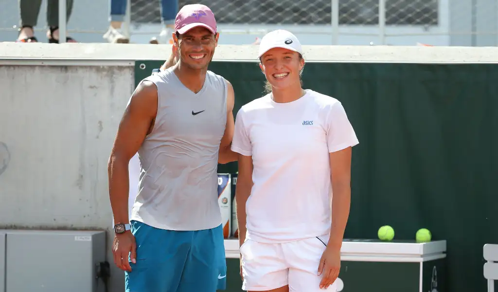 Iga Swiatek on Rafael Nadal potentially 'suffering' - 'It's not going to be so fun to see him like that'