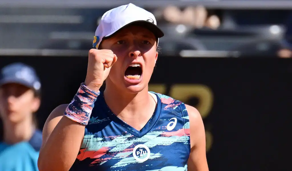 Delight for Iga Swiatek