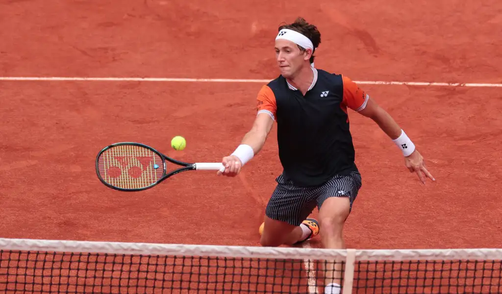 Casper Ruud plays in 2023 French Open final