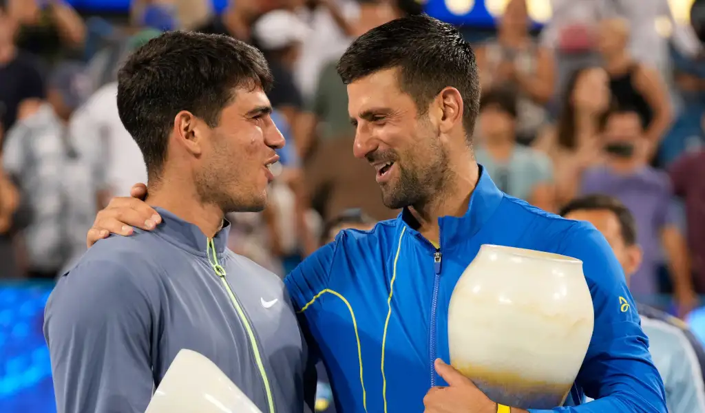 Carlos Alcaraz makes candid admission about Novak Djokovic's record of 24 Grand Slams