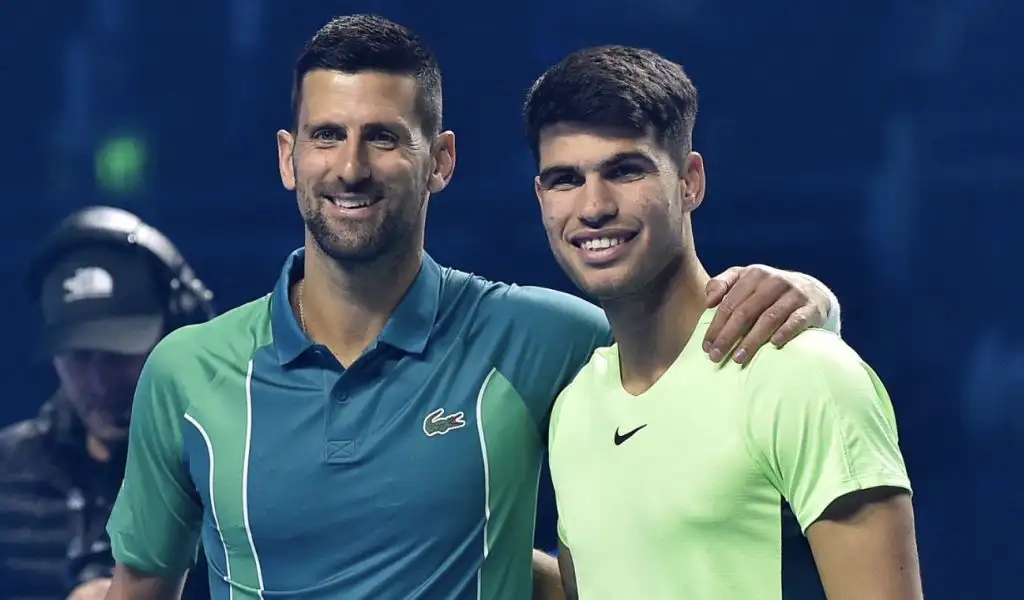 Novak Djokovic and Carlos Alcaraz