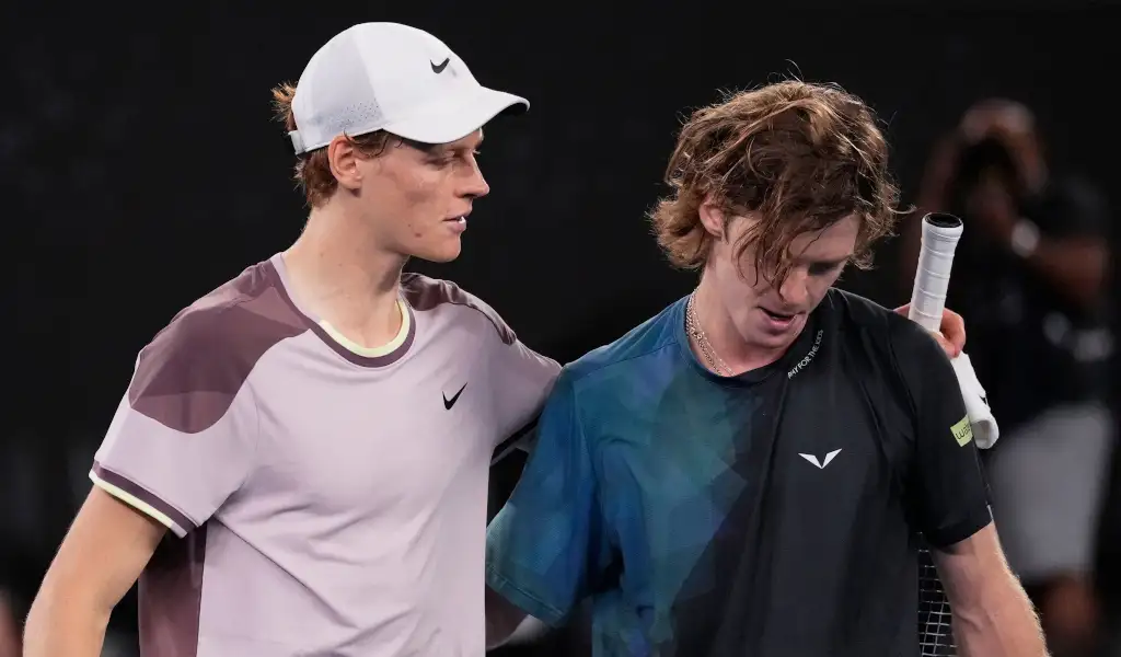 Jannik Sinner to face recently defaulted Andrey Rublev in exciting draw at Indian Wells