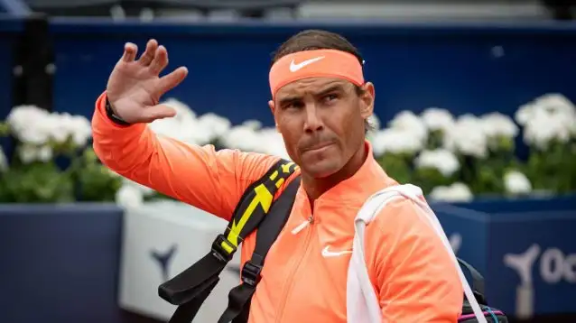 Rafael Nadal waves Barcelona Open 2024