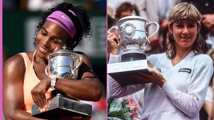 Serena Williams and Chris Evert are the two oldest French Open champions