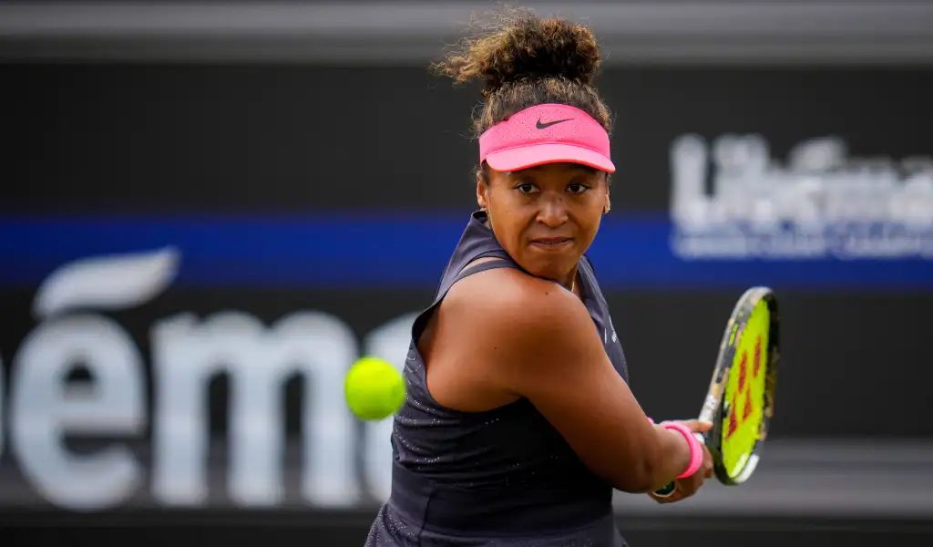 Naomi Osaka in action