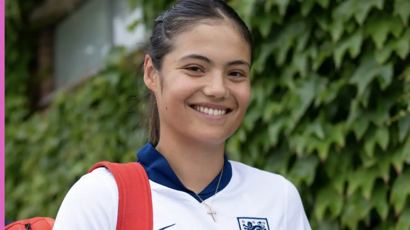 Emma Raducanu supporting England's Euro 2024 push (@Wimbledon on X)
