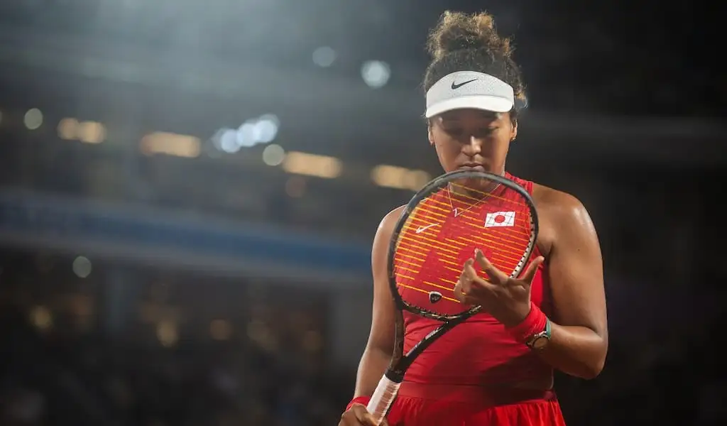 Naomi Osaka at the Paris 2024 Olympics.