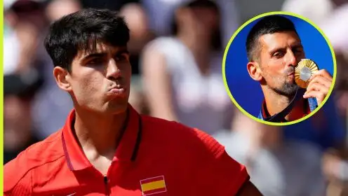 Carlos Alcaraz a big admirer of Novak Djokovic