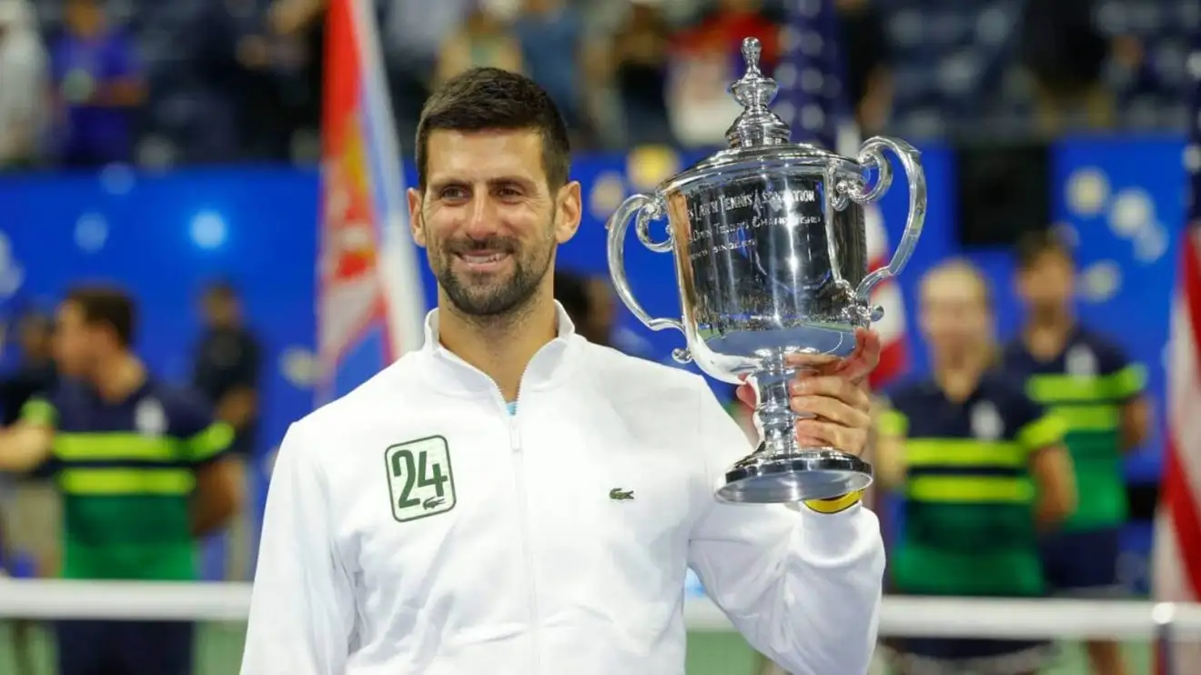 Novak Djokovic backed to finish with 26 Grand Slams by tennis great