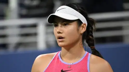 Emma Raducanu at the US Open