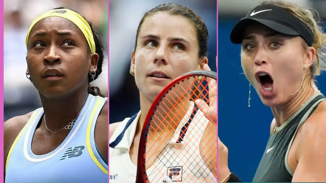 Coco Gauff, Emma Navarro and Paula Badosa