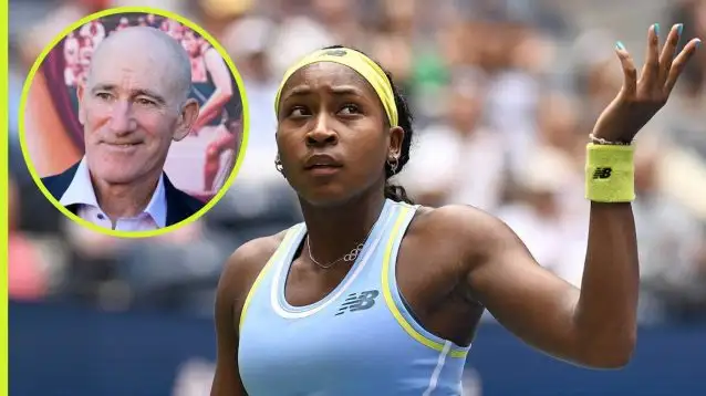 Brad Gilbert and Coco Gauff