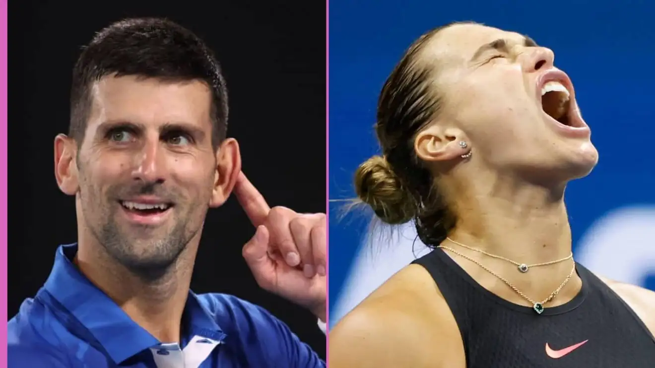 Novak Djokovic and Aryna Sabalenka