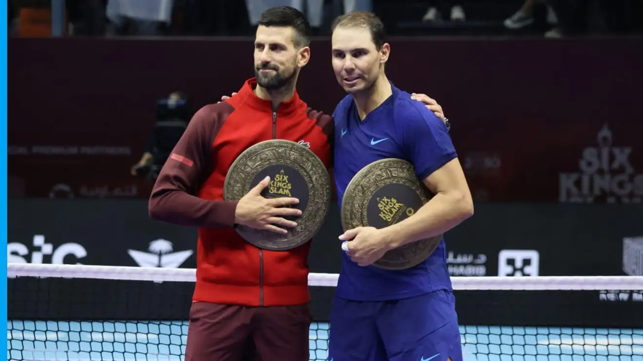 Novak Djokovic and Rafael Nadal