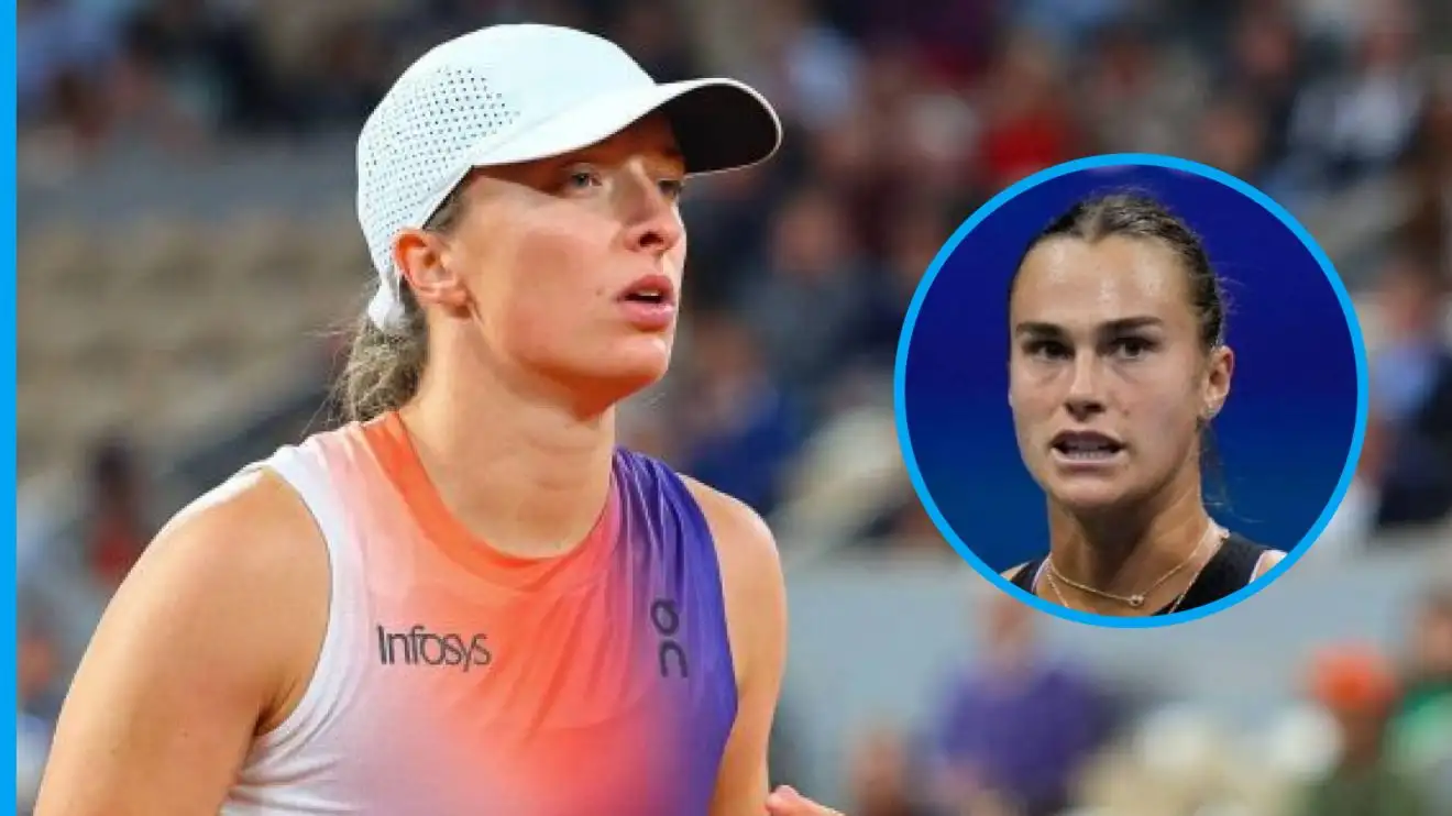 Pictured: Iga Swiatek and Aryna Sabalenka