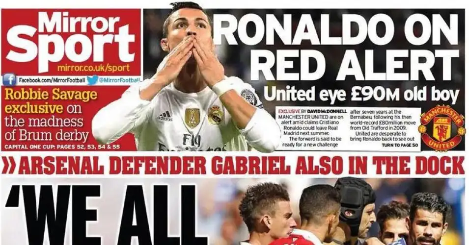 Gossip: Ronaldo to Manchester United (again)