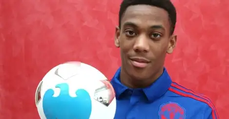 Martial Prem’s player of month – but not United’s