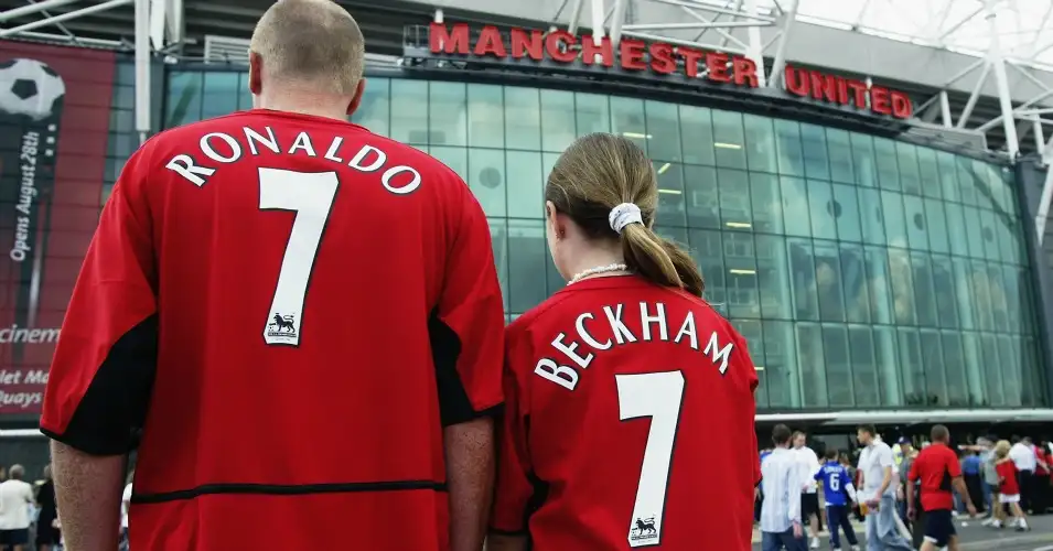 Shirts, David Beckham Retro Manchester United Jersey