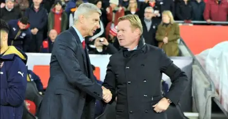 Wenger v Koeman: The ‘furious bust-up’ in detail