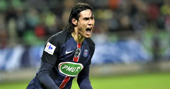 Edinson Cavani PSG Man Utd