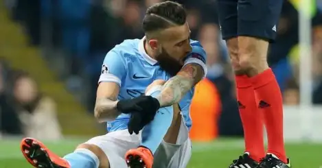 City’s Otamendi ‘hopeful’ of recovering for Manchester derby